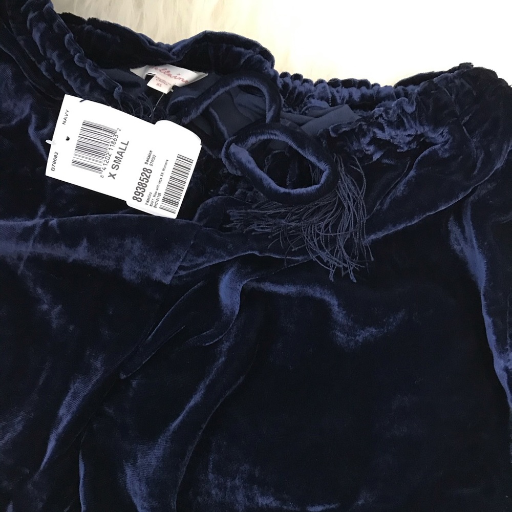 Beltaine Valentina wide leg pants velvet pajama - Picture 4 of 8